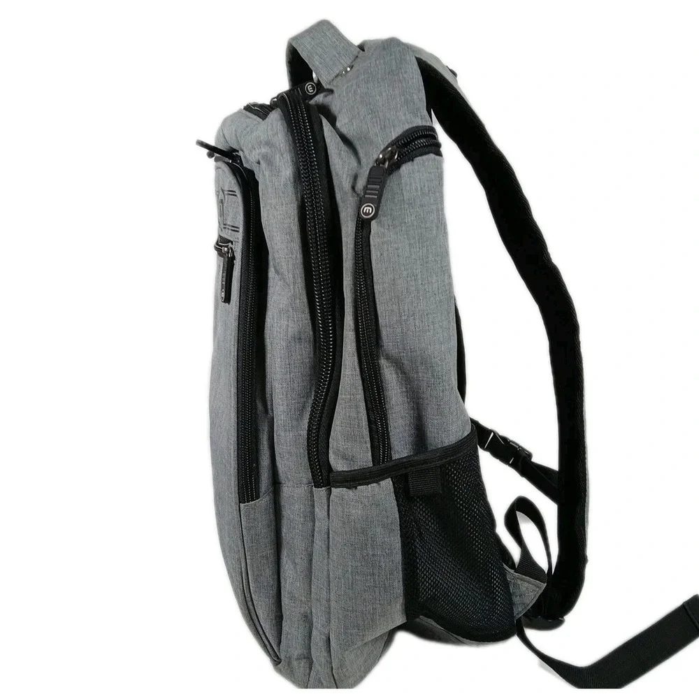 Travis Mathew The Go Laptop Backpack Gray Fleece Lined 12.5